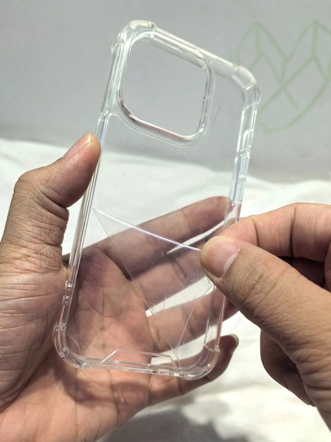 Minimalist Luxury Screen Protection Solid Color Material High-End Transparent Acrylic Airbag Shockproof Phone Premium Case Compatible With IPhone 17 Pro Max/17 Pro/17 Air/17/16 Pro Max/16/16 Pro/16 Pl