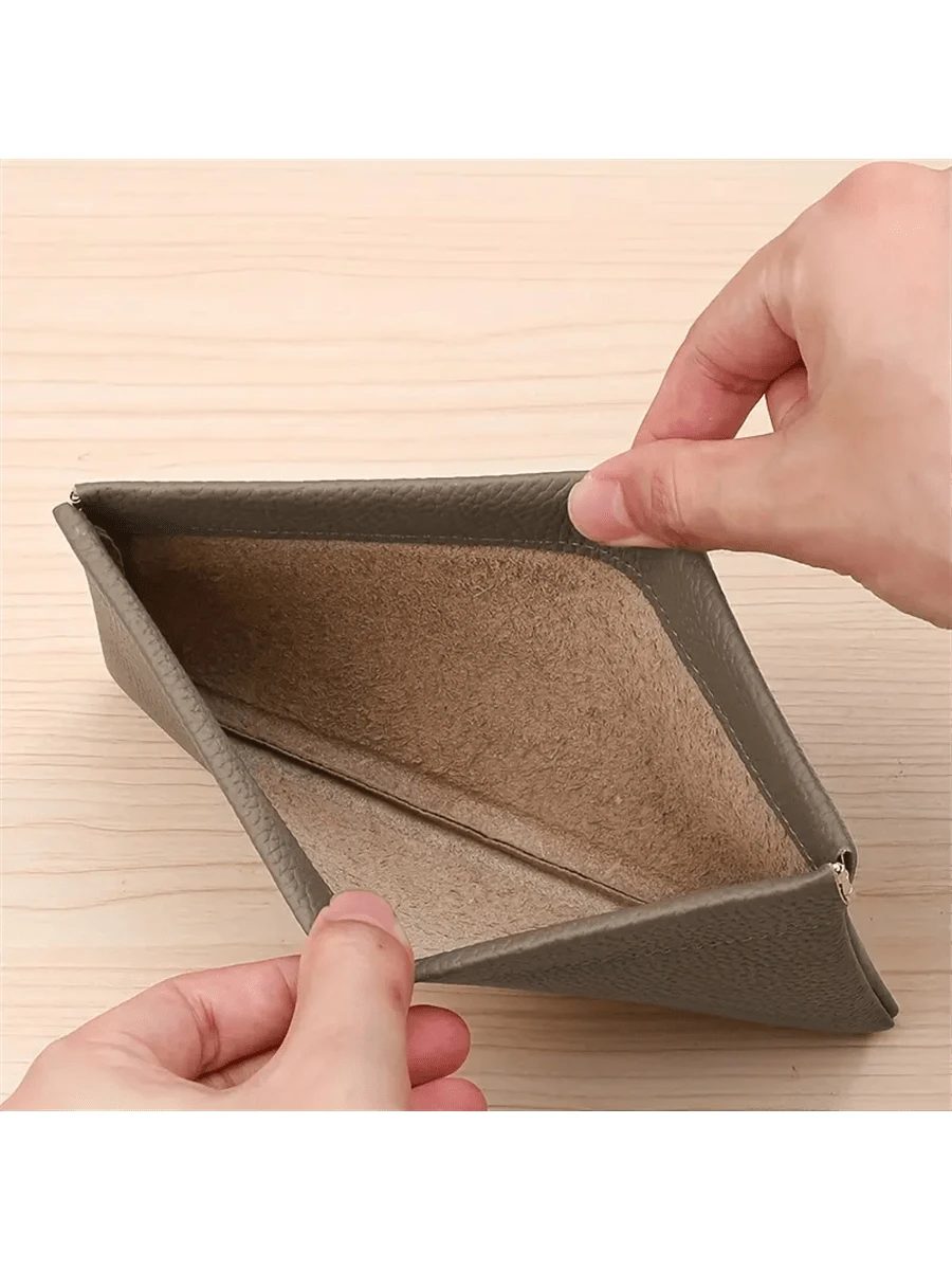 Minimalist PU Long Wallet With Self-Closing Function, Can Hold Passport, Driver's License, ID Card, Earphone Cables, Also Can Be Used As Cosmetic Bag, Wallet, Phone Pouch