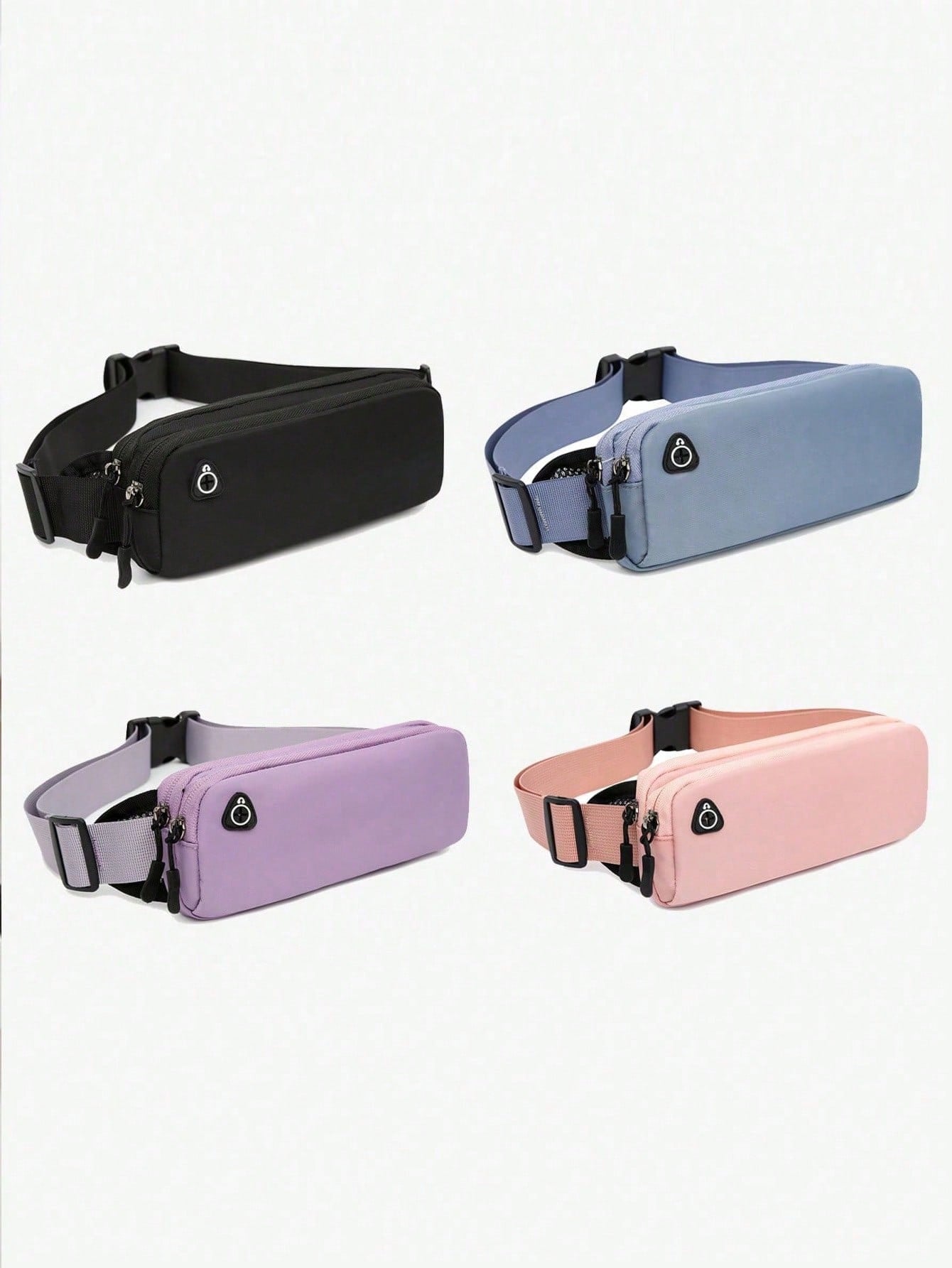 Minimalist Solid Color Mini Crossbody Waist Bag, High-End Texture, Compact Shoulder Bag, Casual Multi-Purpose Phone Pouch,City Bag,Y2k