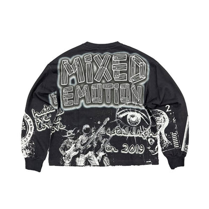 Mixed emotion“Astro” Long Sleeve