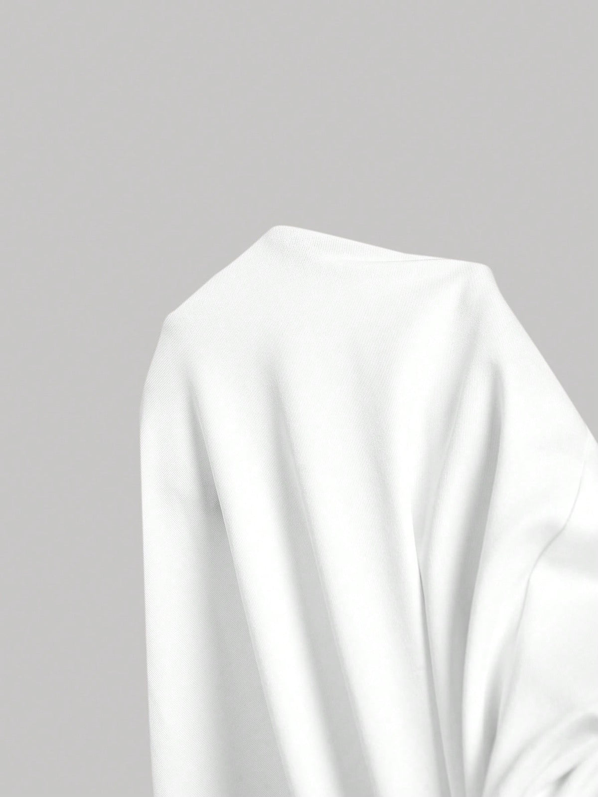 MOD Elegant Size White Summer Dress For Women Deep V Neck Cap Sleeve Ruched Waist A Line Midi Party Dress,,Party, Gathering, Vacation, Dress