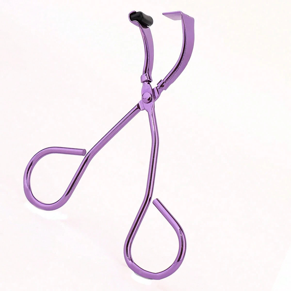 MONKIDS 1pc Mini Detailed Eyelash Curler, Curls Lower Lashes At Outer Corner, Segmented Frameless Curling Assistant, Small Purple Eyelash Curler, Fits Eye Shape Naturally, Compact & Portable Shaping T