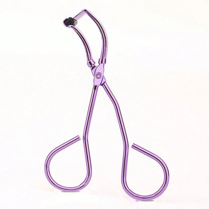 MONKIDS 1pc Mini Detailed Eyelash Curler, Curls Lower Lashes At Outer Corner, Segmented Frameless Curling Assistant, Small Purple Eyelash Curler, Fits Eye Shape Naturally, Compact & Portable Shaping T