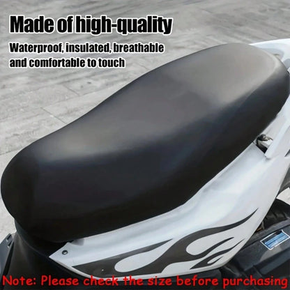 Motorcycle Seat Cover, Waterproof Dustproof Rainproof Sunproof Motorcycle Scooter Seat Cover, Seat Protector Accessory