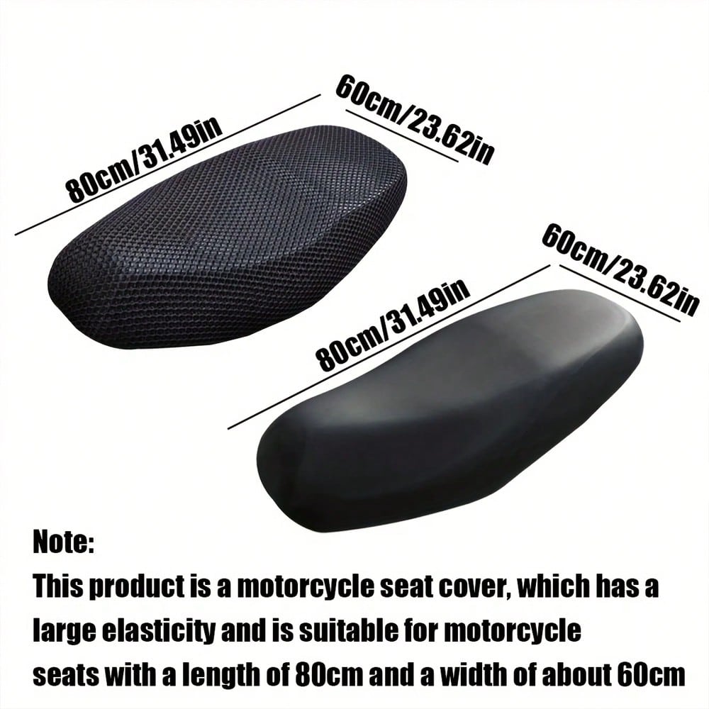 Motorcycle Seat Cover, Waterproof Dustproof Rainproof Sunproof Motorcycle Scooter Seat Cover, Seat Protector Accessory