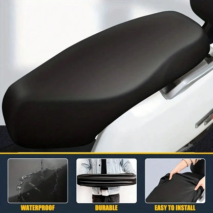 Motorcycle Seat Cover, Waterproof Dustproof Rainproof Sunproof Motorcycle Scooter Seat Cover, Seat Protector Accessory