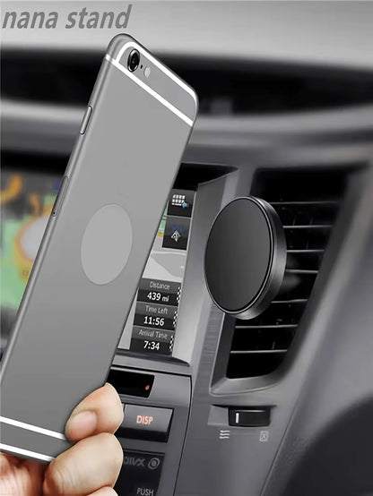 Multifunctional Car Phone Holder, 360° Rotating Rearview Mirror Panel Phone Mount, Stable Anti-Shake, Easy Installation, Hands-Free, Ensures Driving Safety, Suitable For Car Air Vents, Fits Phone And
