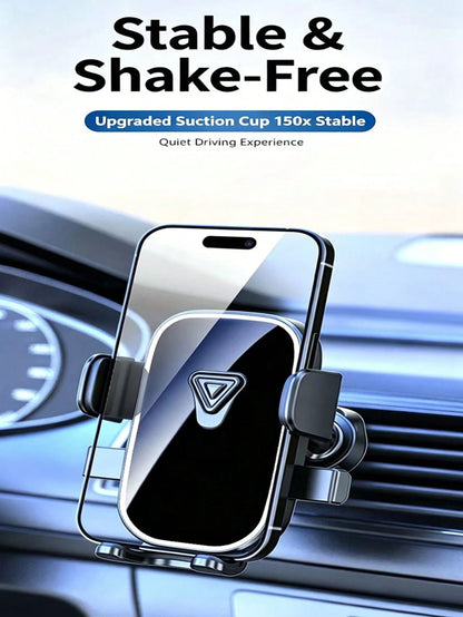 Multifunctional Car Phone Holder, 360° Rotating Rearview Mirror Panel Phone Mount, Stable Anti-Shake, Easy Installation, Hands-Free, Ensures Driving Safety, Suitable For Car Air Vents, Fits Phone And