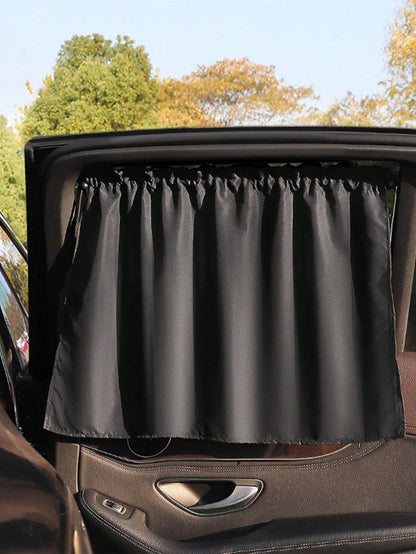 Multifunctional Car Window Curtains, Heat Insulation, Light Blocking, Opaque, Tear-Resistant, Suitable For Home And Self-Driving Travel, Privacy Protection, Breastfeeding And Resting, Essential Car Ac