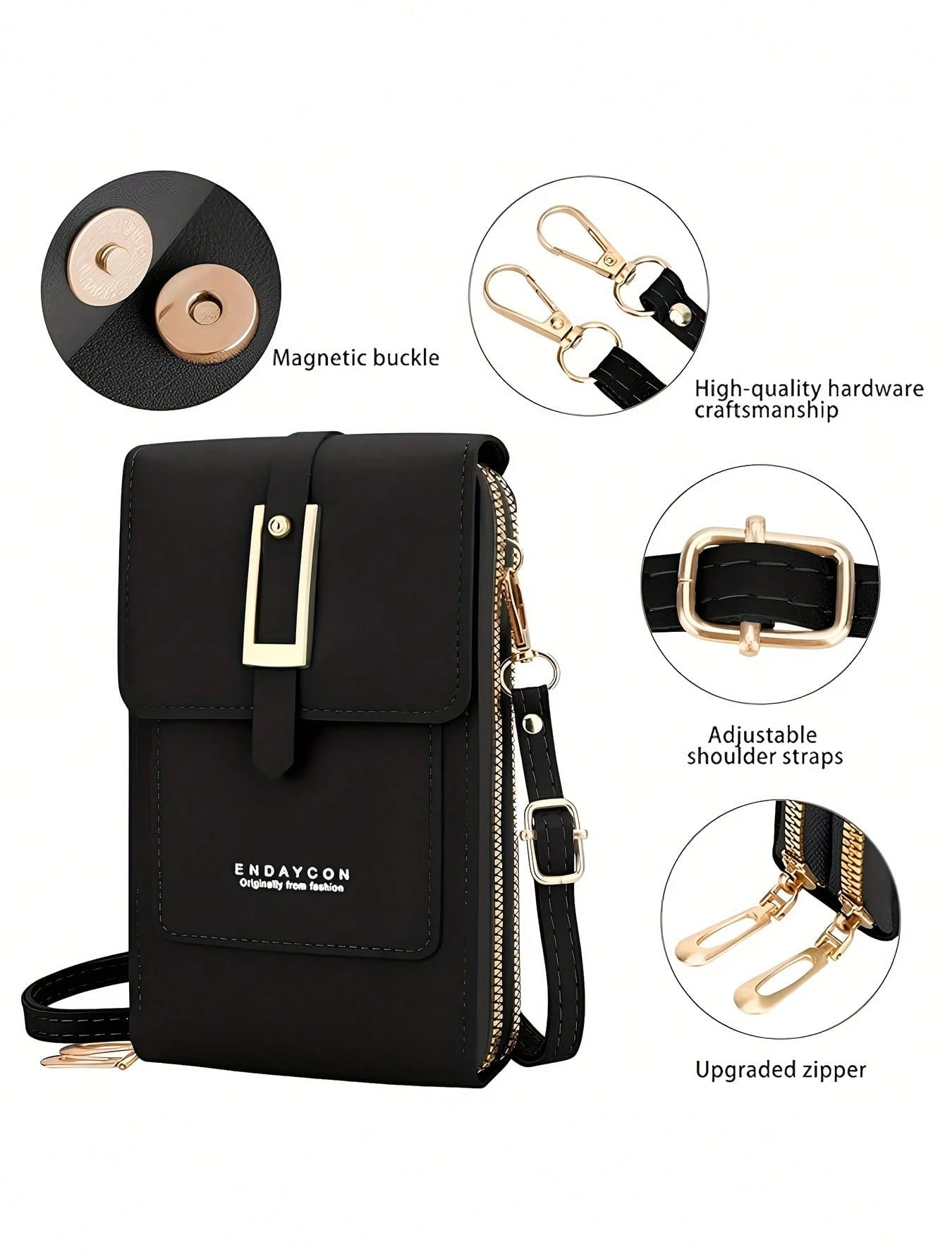 Multifunctional Touchscreen Phone Wallet, Suitable For Daily Commute And Travel, Perfect Gift. Women's Handbag And Wallet- Teacher Appreciation Gift
