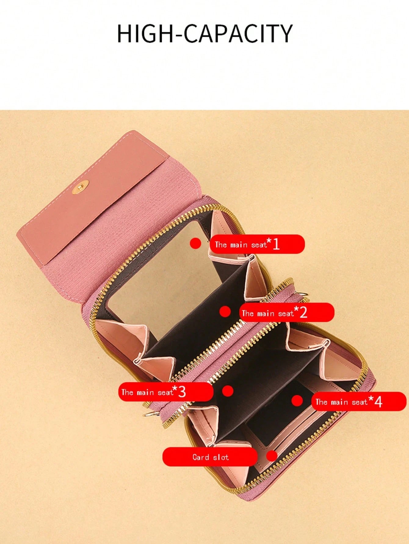 Multifunctional Touchscreen Phone Wallet, Suitable For Daily Commute And Travel, Perfect Gift. Women's Handbag And Wallet- Teacher Appreciation Gift