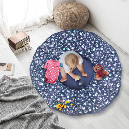 Navy Star Baby Play Mat Cum Storage Bag
