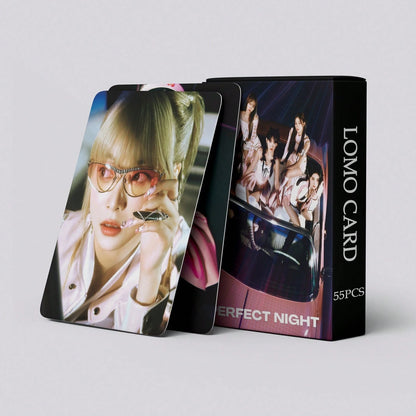 New 55pcs L-Card Perfect Night K-POP LOMO Photocards, Collectible Cards For Card Album, Wallet, Backpack, Decorative Display, Desk Ornament, Gift For Friends, Bookmark, Fan Merchandise, Valentine's Da