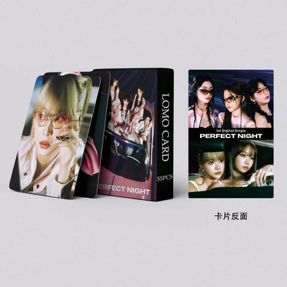 New 55pcs L-Card Perfect Night K-POP LOMO Photocards, Collectible Cards For Card Album, Wallet, Backpack, Decorative Display, Desk Ornament, Gift For Friends, Bookmark, Fan Merchandise, Valentine's Da