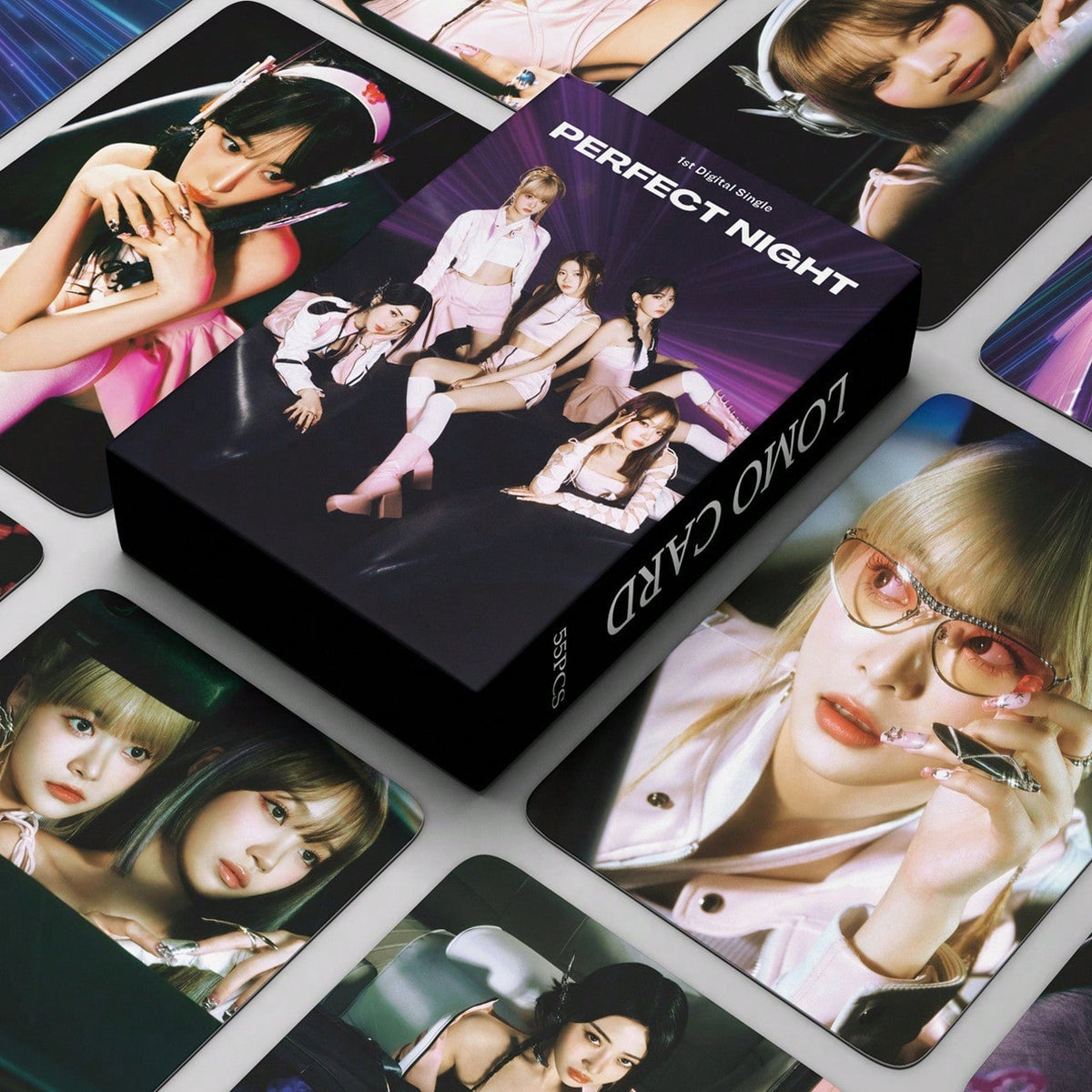 New 55pcs L-Card Perfect Night K-POP LOMO Photocards, Collectible Cards For Card Album, Wallet, Backpack, Decorative Display, Desk Ornament, Gift For Friends, Bookmark, Fan Merchandise, Valentine's Da