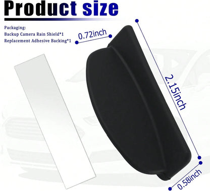 New Car Backup Camera Rain Shield,Self-Adhesive Car Reverse Camera Rain Cover With Extended Protection Design,Silicone Cars Rear View Backup Cameras Cover Cars Exterior Accessories