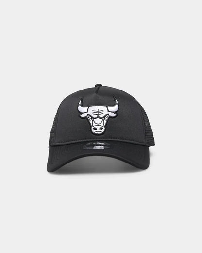 NEW ERA-Chicago Bulls 'Monochrome' Foam Front 9FORTY A-Frame Trucker Snapback-60530600