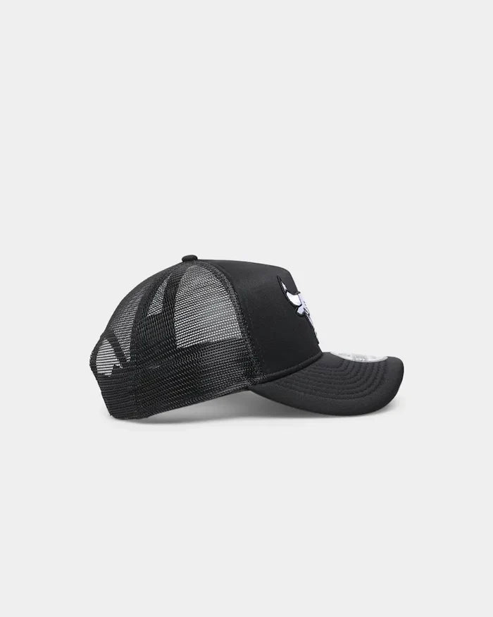 NEW ERA-Chicago Bulls 'Monochrome' Foam Front 9FORTY A-Frame Trucker Snapback-60530600