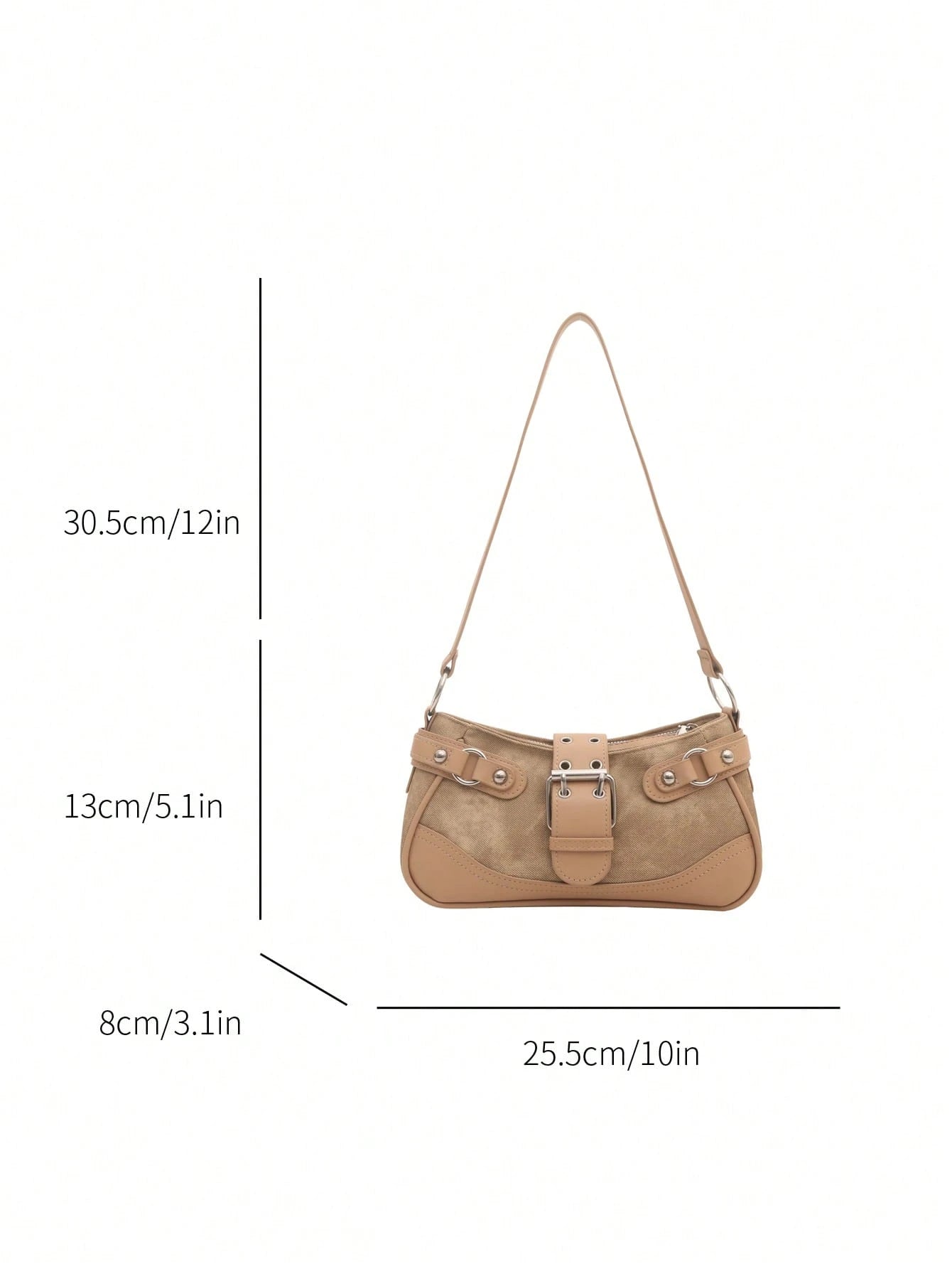 New Fashion Buckle Leopard Print Handheld Shoulder Bag, Suitable For Parties, Gatherings, Outings, Vacations, Shopping And Daily Use, Can Store Coins, Phones, Also As A Work Bag For White-Collar, Coll