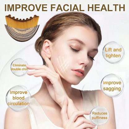 New Lymphatic Contour Face Brush, Dry Brushing Face Brush, Lymphatic Drainage Massager For Face, Chin & Jawline Sculpting, Ergonomically Designed To Fit The Skin Precisely And Relieve Fatigue