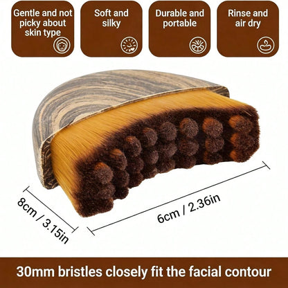 New Lymphatic Contour Face Brush, Dry Brushing Face Brush, Lymphatic Drainage Massager For Face, Chin & Jawline Sculpting, Ergonomically Designed To Fit The Skin Precisely And Relieve Fatigue