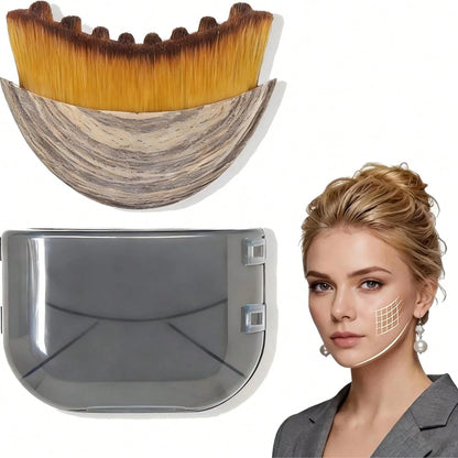 New Lymphatic Contour Face Brush, Dry Brushing Face Brush, Lymphatic Drainage Massager For Face, Chin & Jawline Sculpting, Ergonomically Designed To Fit The Skin Precisely And Relieve Fatigue