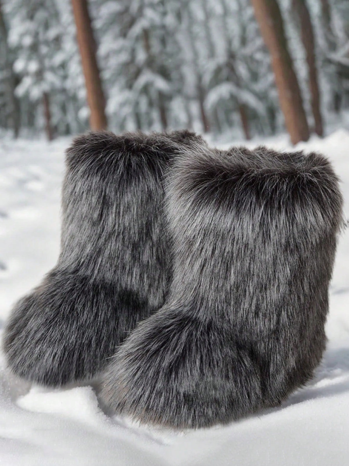 New Plush Lined Fashion Casual Furry Snow Boots, Warm And Anti-Slip For Men/Women, Couple Boots, Winter Boots