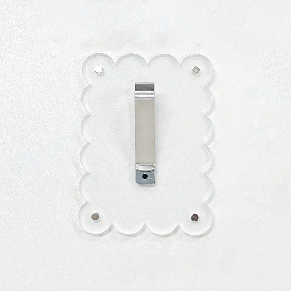 New Universal Acrylic Magnetic Photo Clip Accessories, Refrigerator Magnets, Transparent Magnetic Instant Camera Photo Frames, Car Rearview Mirror Photo Clips, Personalized DIY Car Decor Photo Frames
