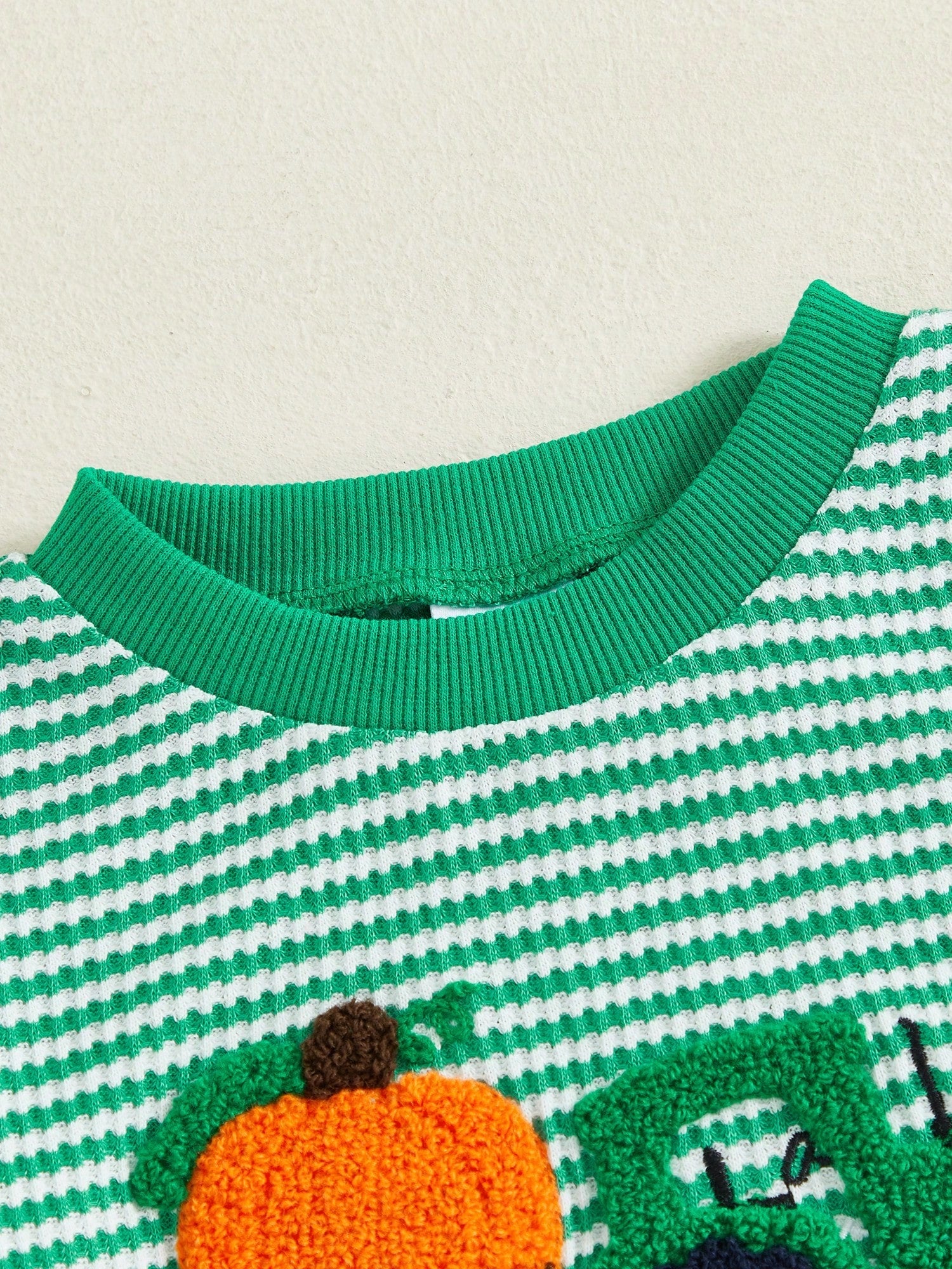 Newborn Baby Boy Halloween Romper Sweatshirt Long Sleeve Striped Bodysuits Pumpkin Pullover 3M 6M 9M 12M 18M Infant Casual Tee Tops