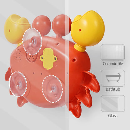 Oaoleer 1pc Crab Bubble Bath Maker For The Bathtub,Blows Bubbles And Plays 12 Children's Songs,Sing-Along Bath Bubble Machine Baby, Toddler Kids Toys Makes Great Gifts For 3 Years Girl Boy