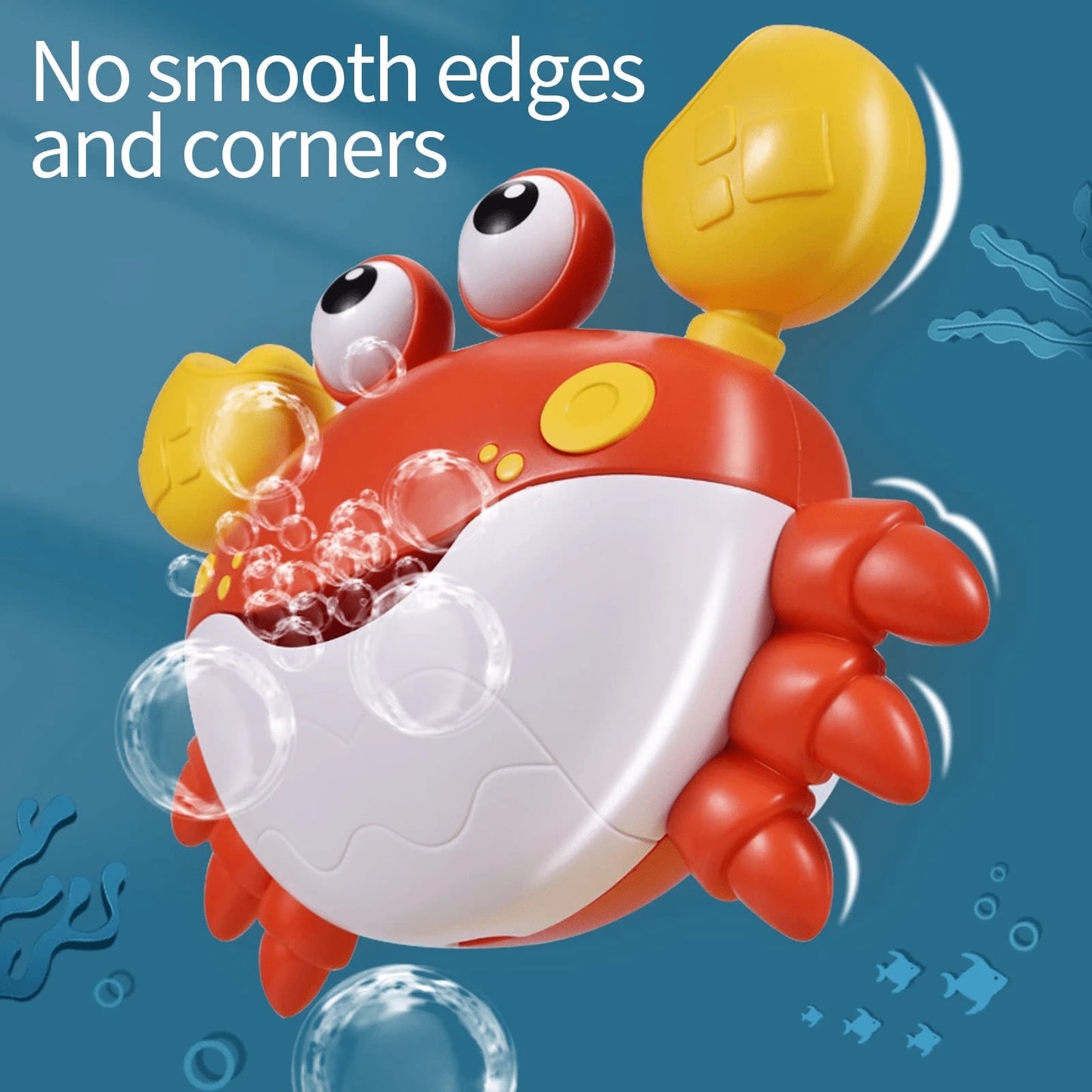 Oaoleer 1pc Crab Bubble Bath Maker For The Bathtub,Blows Bubbles And Plays 12 Children's Songs,Sing-Along Bath Bubble Machine Baby, Toddler Kids Toys Makes Great Gifts For 3 Years Girl Boy