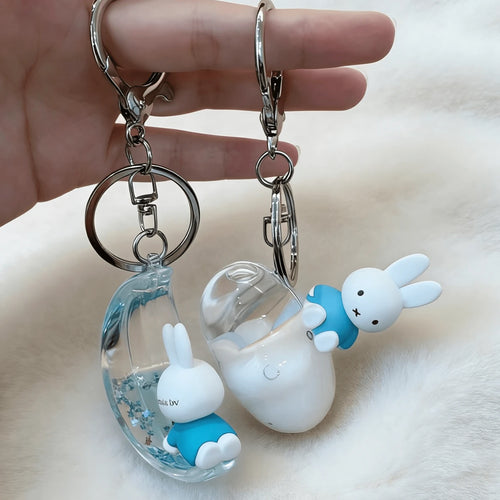 Officially Licensed Miffy Dreamy Series Blind Box Keychain, Kawaii Style, Cute Rabbit Character Design, Mini Collectible Pendant Charm, Premium PVC Detailed Craftsmanship, Backpack Handbag & Key Acces