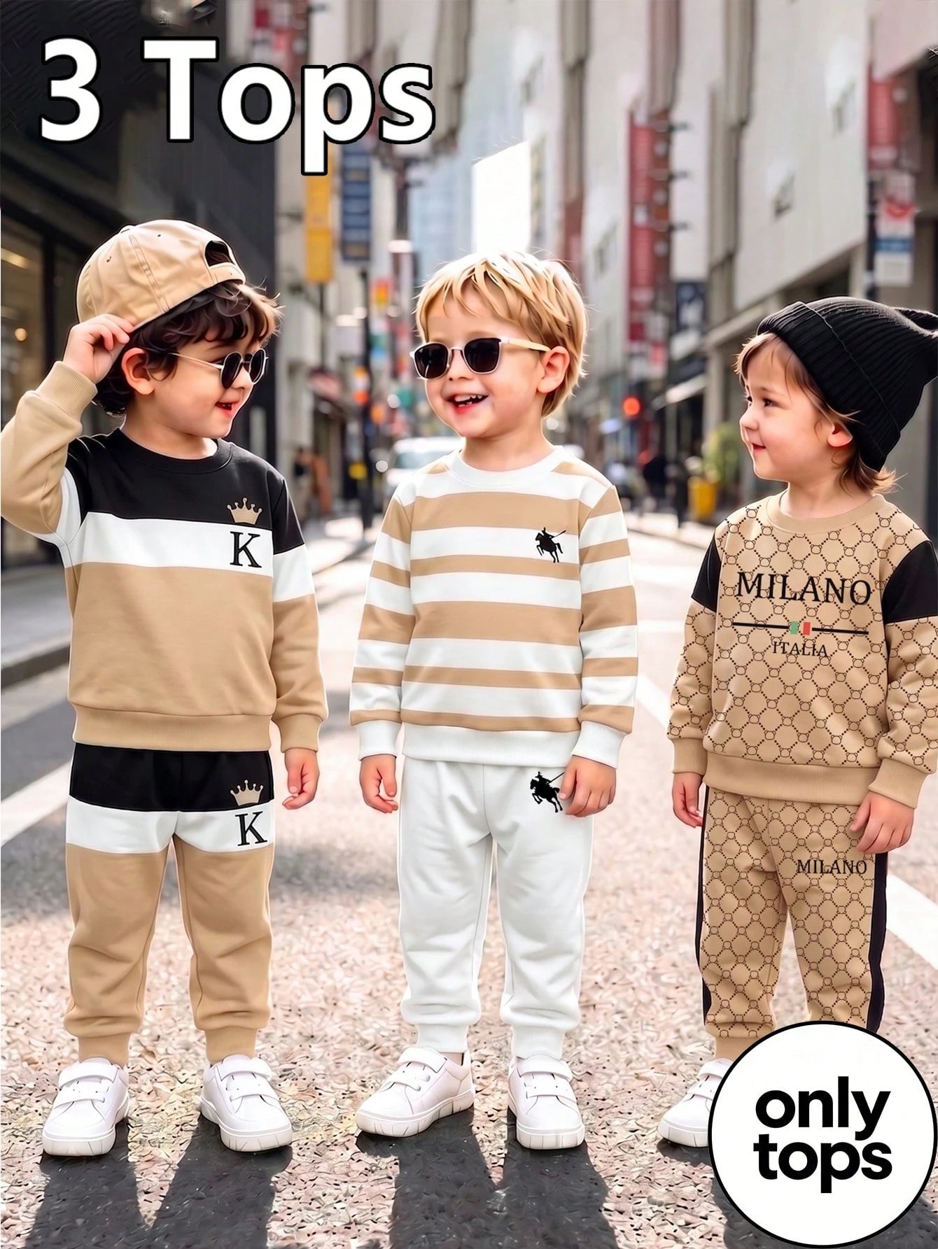 Only Sweatshirt, Casual Classic Letter Print Crew Neck Long Sleeve Ribbed Sweatshirt, Suitable For Autumn/Winter