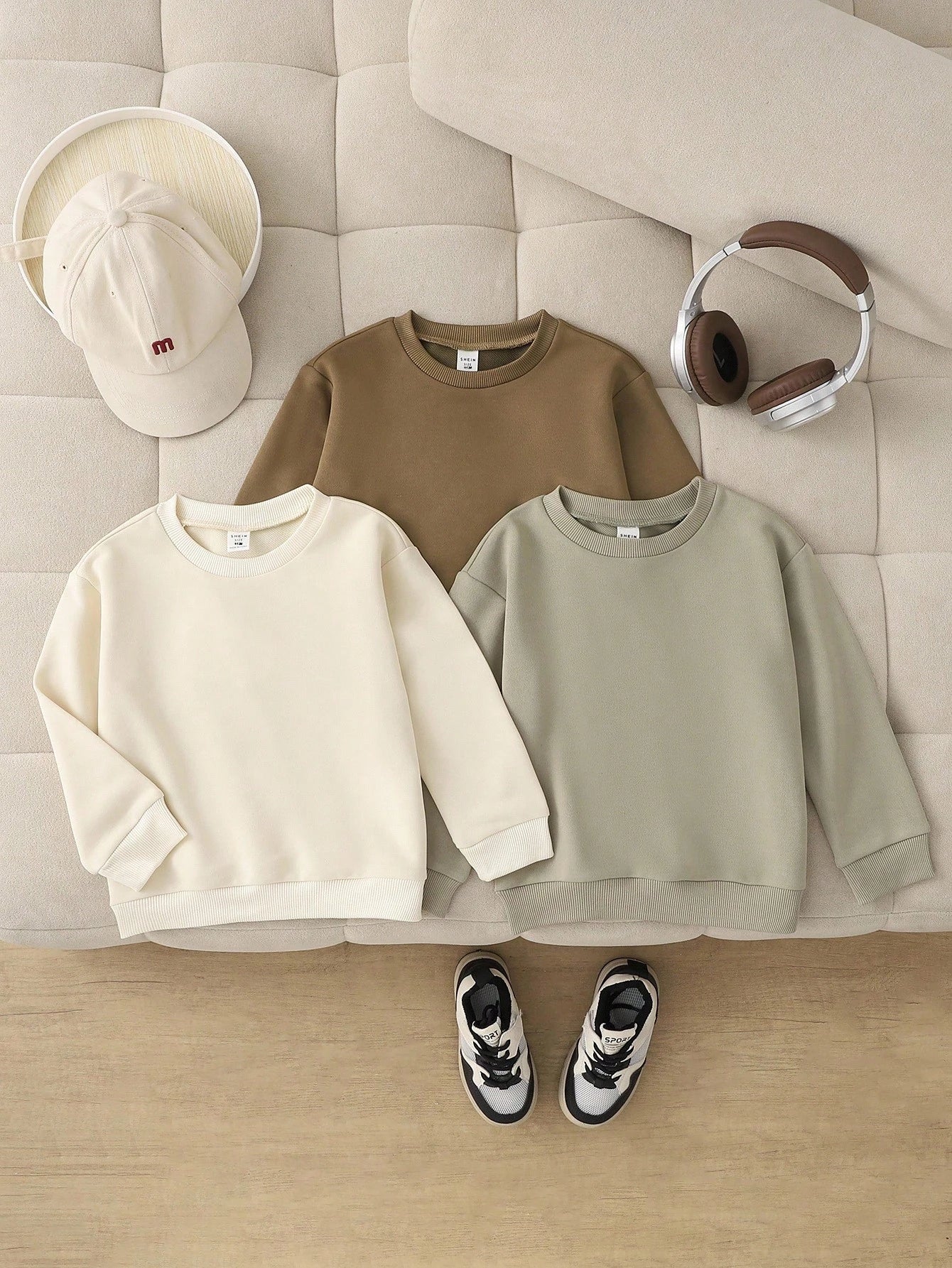 Only Sweatshirt, Casual Classic Letter Print Crew Neck Long Sleeve Ribbed Sweatshirt, Suitable For Autumn/Winter