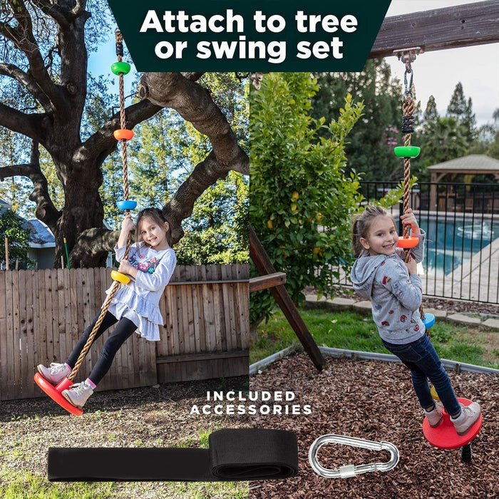 Outdoor Single Disk Tree Swing