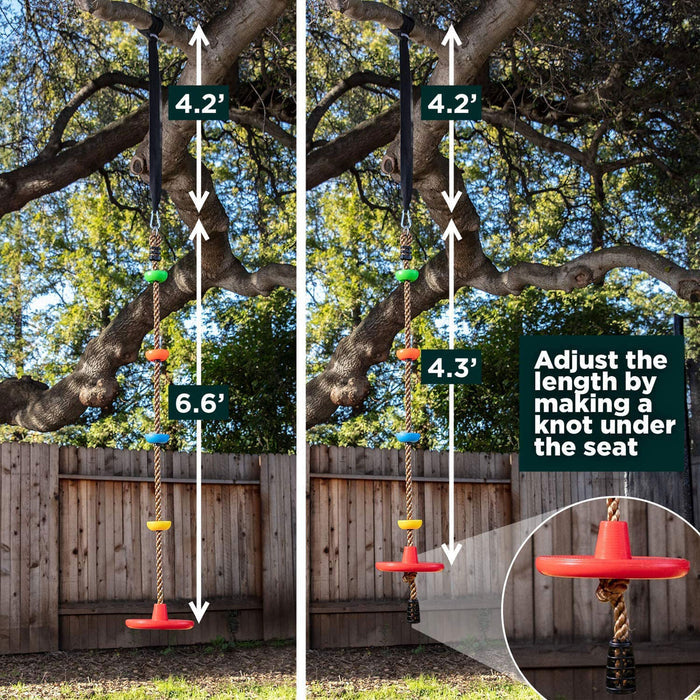 Outdoor Single Disk Tree Swing