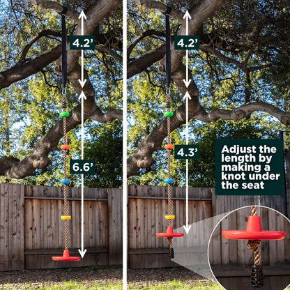 Outdoor Single Disk Tree Swing