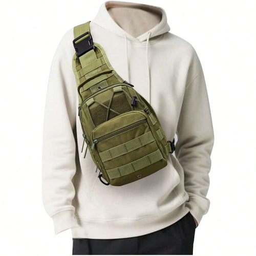Outdoor Tactical Backpack, Shoulder Bag For Men And Women, High Quality Military Grade, Durable, Wear-Resistant, Molle|EDC|Multi-Function Messenger Bag, Handbag, Suitable For Hiking, Camping, Fishing