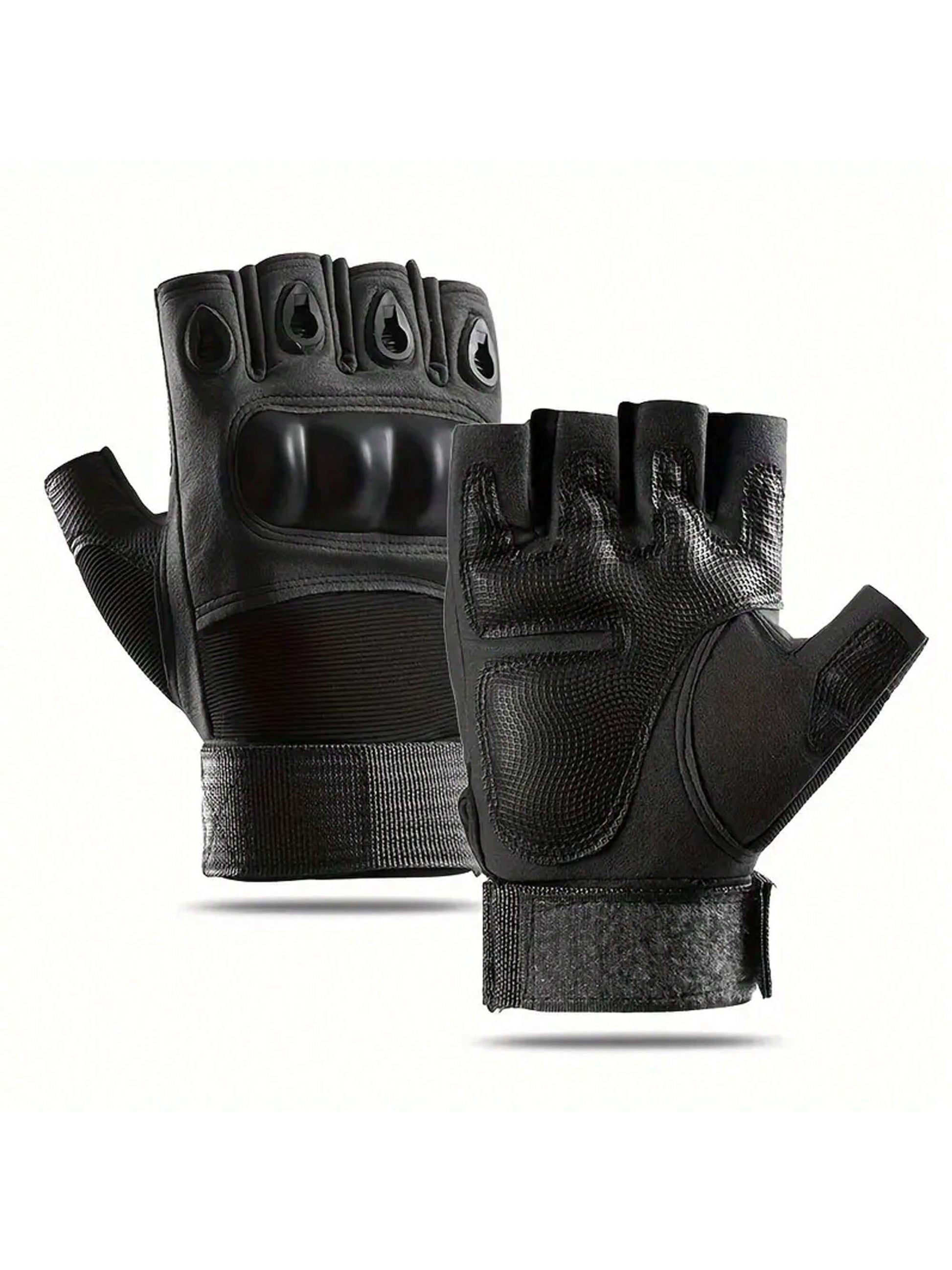 Padded Fitness Gloves For Men And Women, Featuring A Fingerless Design, Are Suitable For Gym Training, Suspension Training, Weightlifting, Cycling, Pull-Ups, Rowing, And Other Sports. They Are Ideal F