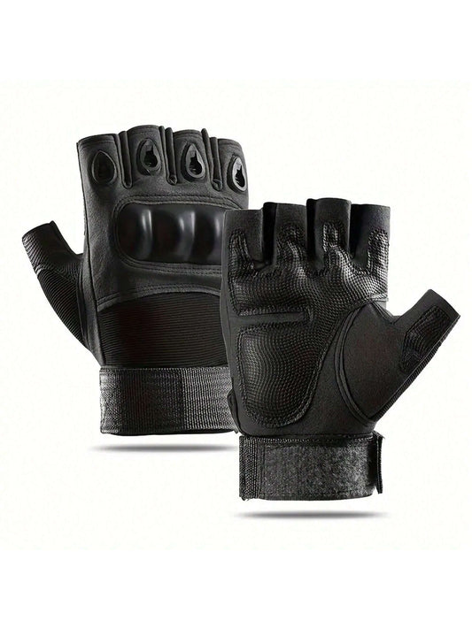 Padded Fitness Gloves For Men And Women, Featuring A Fingerless Design, Are Suitable For Gym Training, Suspension Training, Weightlifting, Cycling, Pull-Ups, Rowing, And Other Sports. They Are Ideal F