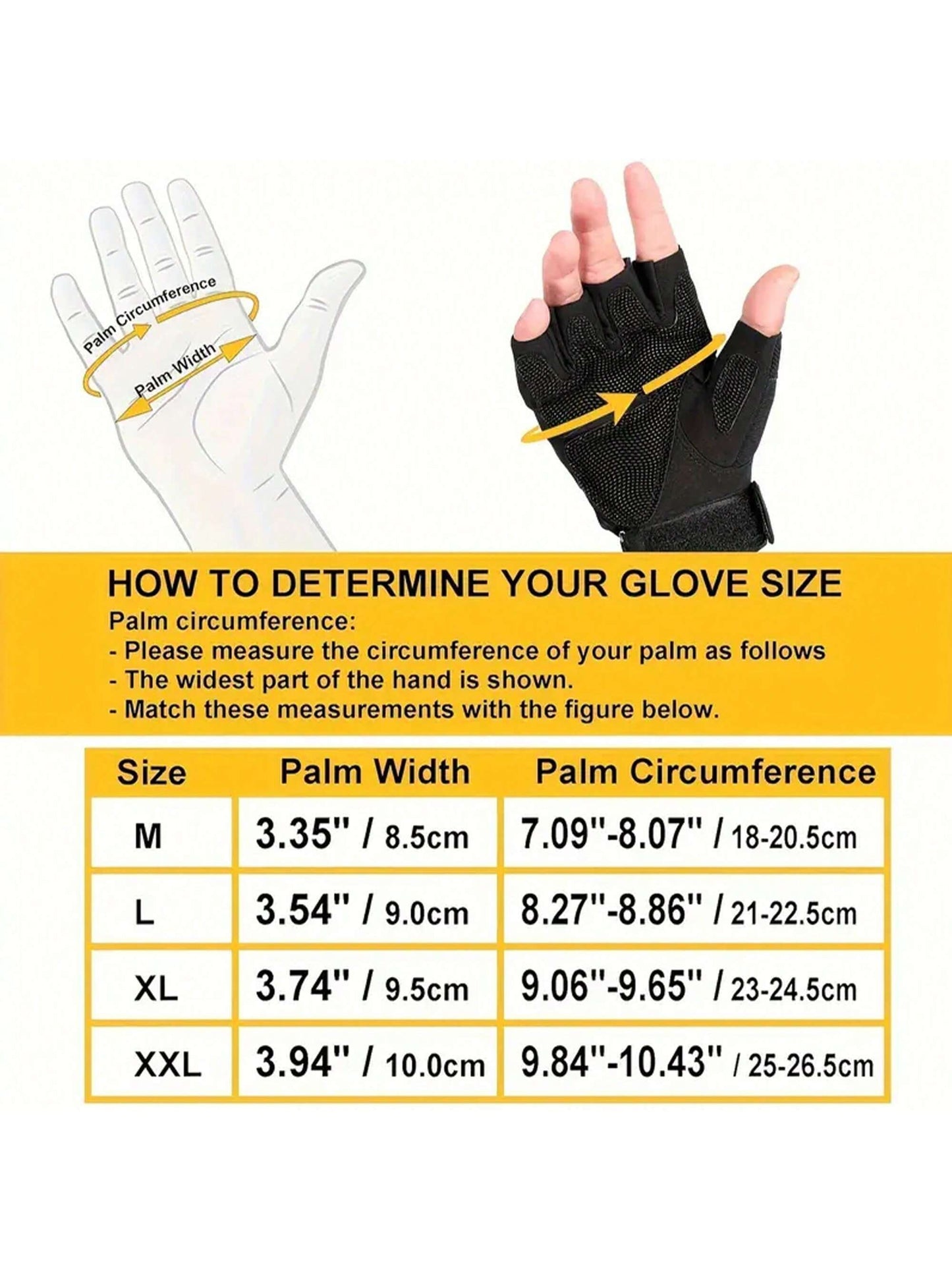 Padded Fitness Gloves For Men And Women, Featuring A Fingerless Design, Are Suitable For Gym Training, Suspension Training, Weightlifting, Cycling, Pull-Ups, Rowing, And Other Sports. They Are Ideal F