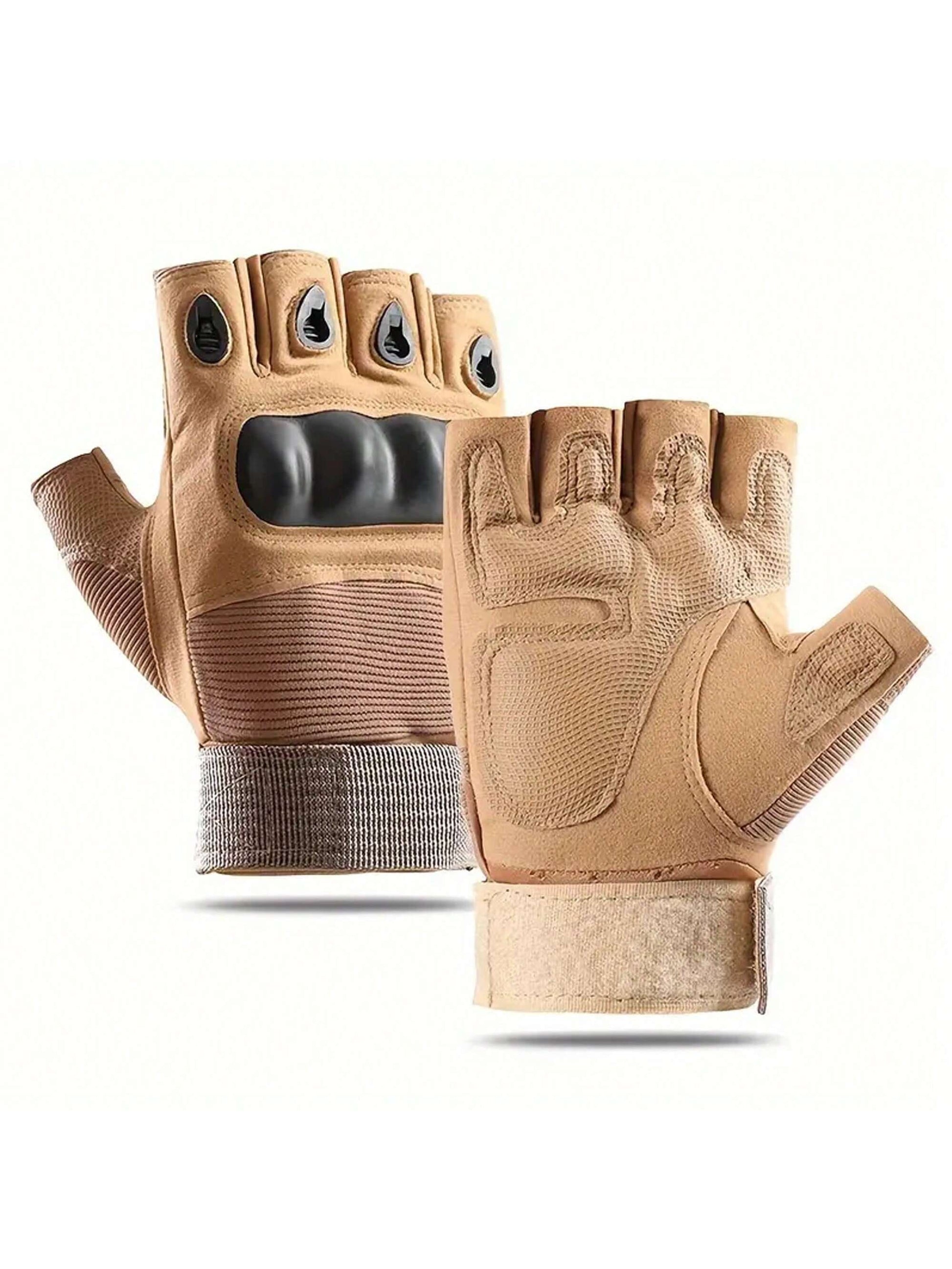 Padded Fitness Gloves For Men And Women, Featuring A Fingerless Design, Are Suitable For Gym Training, Suspension Training, Weightlifting, Cycling, Pull-Ups, Rowing, And Other Sports. They Are Ideal F