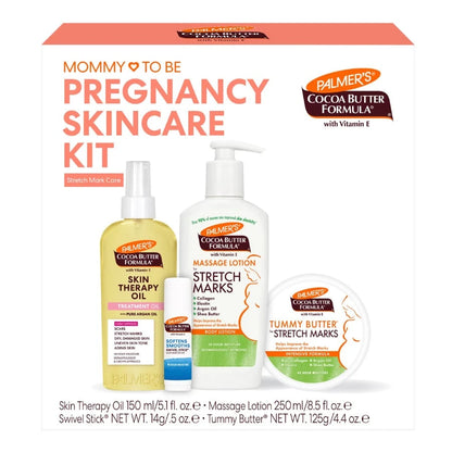 Palmer's Cocoa Butter Pre-Natal Care Kit, Hydrating Skin Care Set For Stretch Marks, Scars & Dry Skin Support