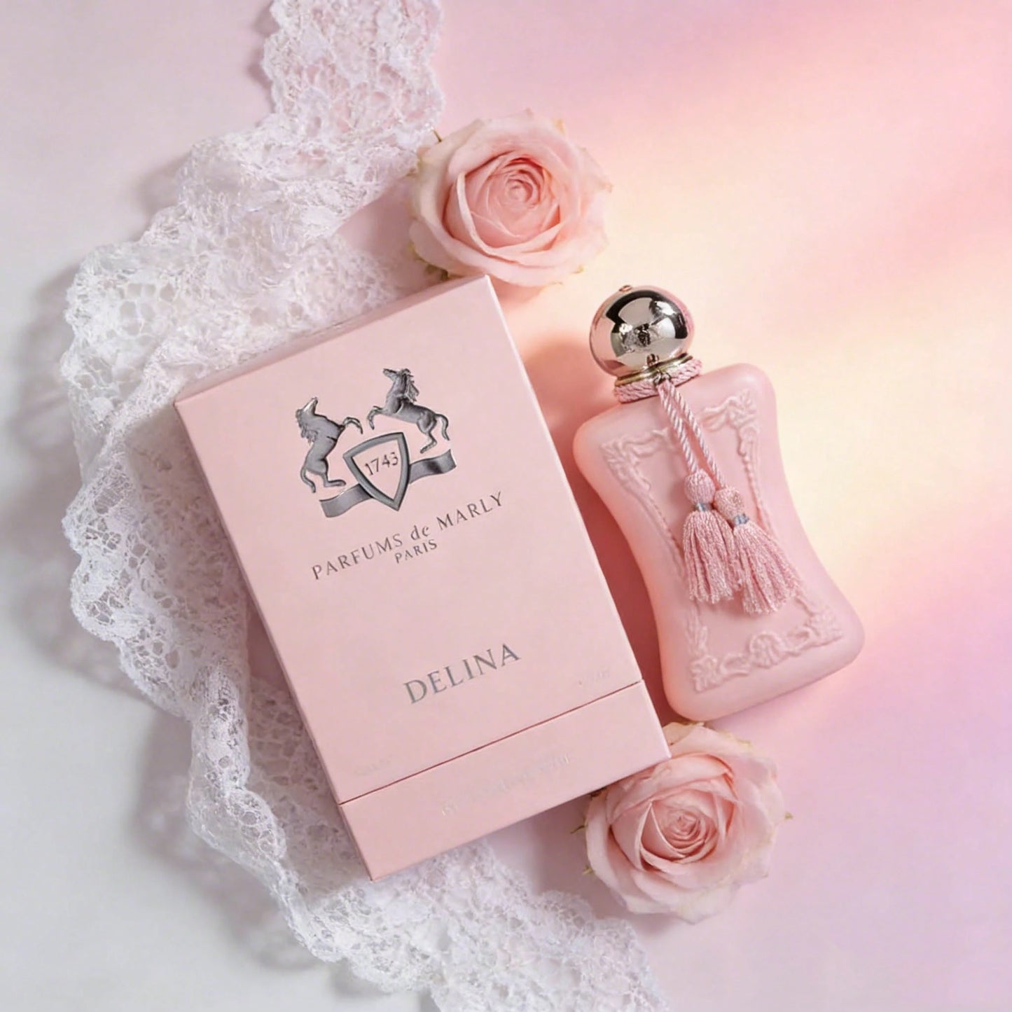 Parfums De Marly Delina 75ml Fresh Floral Fruity Women's Perfume Gift For Daily Wear