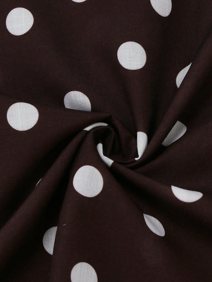 Pariaura Women's Polka Dot Midi Strap Dress