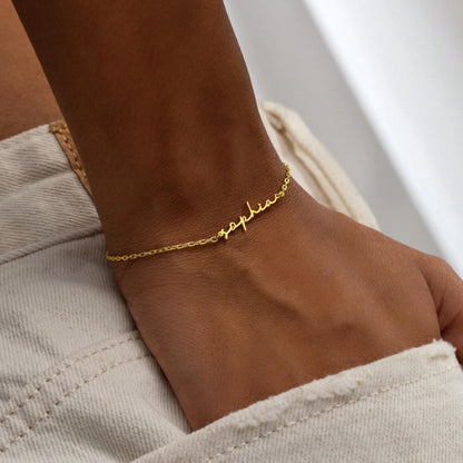 Personalized Name Bracelet, Customized Name Jewelry, Exquisite Layered Bracelet, Women's Gift, Personalized Jewelry, Bridesmaid Gift Perfect Choice For Mom's Birthday, Christmas, Anniversary Gifts