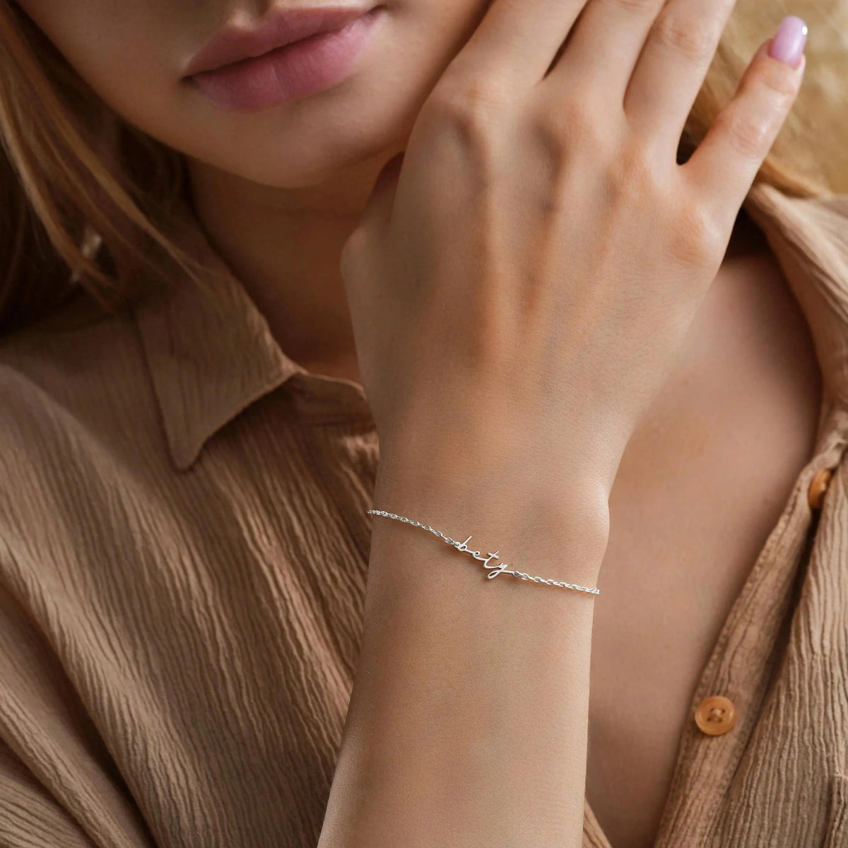 Personalized Name Bracelet, Customized Name Jewelry, Exquisite Layered Bracelet, Women's Gift, Personalized Jewelry, Bridesmaid Gift Perfect Choice For Mom's Birthday, Christmas, Anniversary Gifts