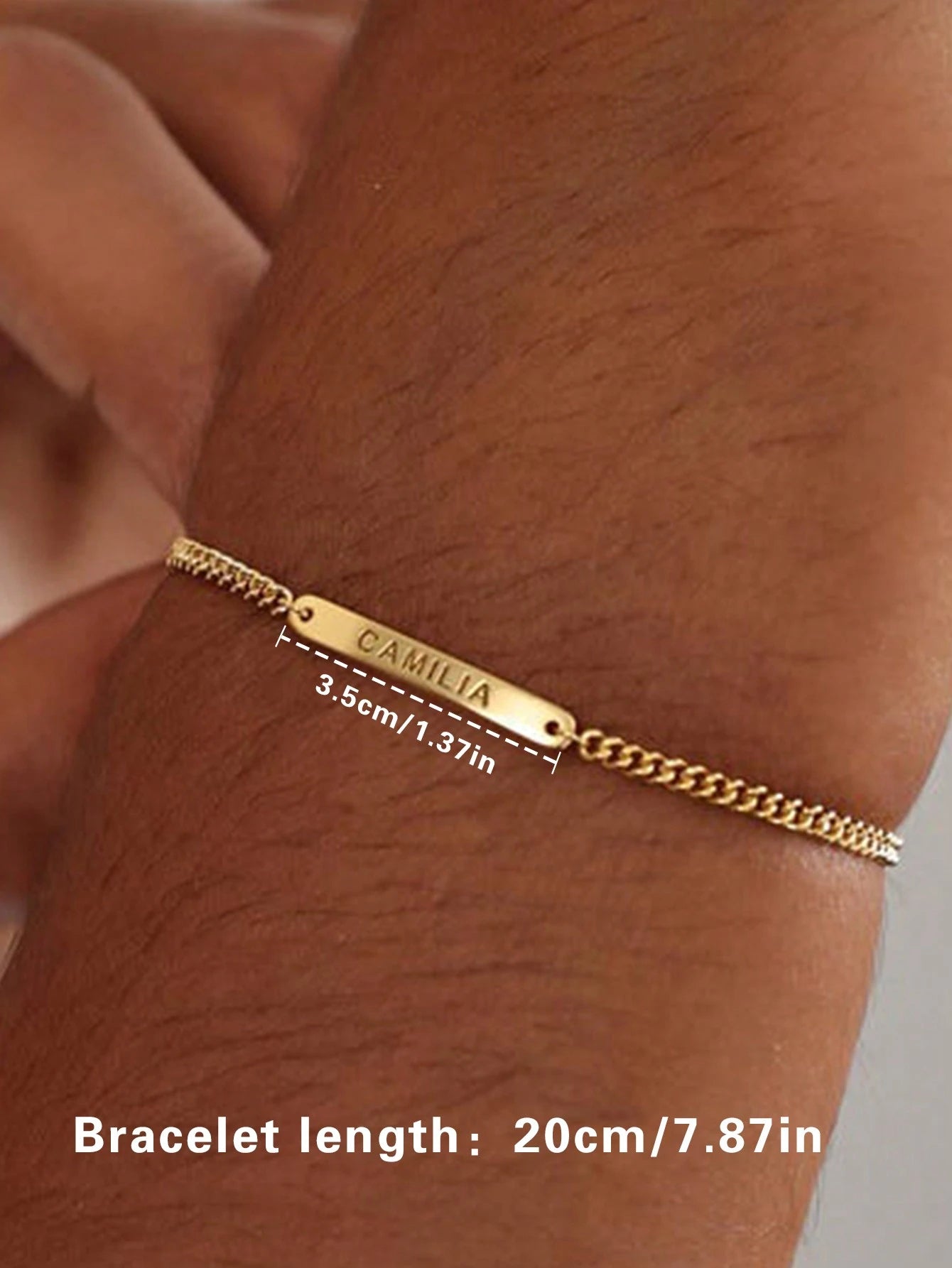 Personalized Name Custom Bracelet, Adjustable Stainless Steel English Letter Customized Handmade Rope, Gift For Valentine's Day, Mother's Day, Classmates, Friends For Party, School, For Teenagers, Stu