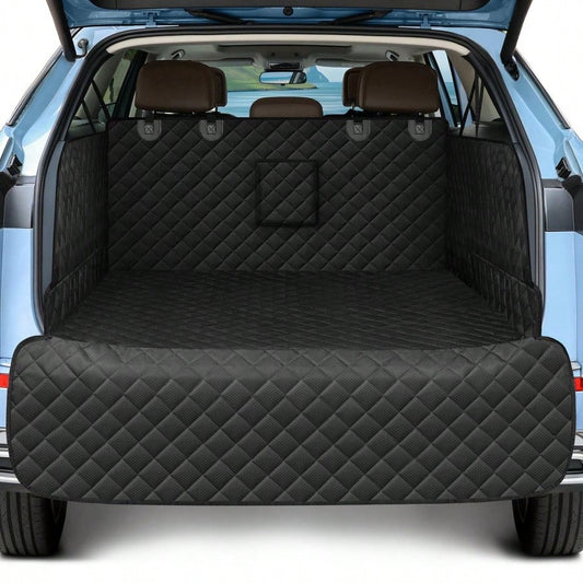 Pet Specific Trunk Cushion Suitable For SUVs, Sedans, And, Waterproof Pet Trunk Lid With Bumper Protection, Scratch Resistant And Anti Slip Pet Seat Cushion, Large Universal Size