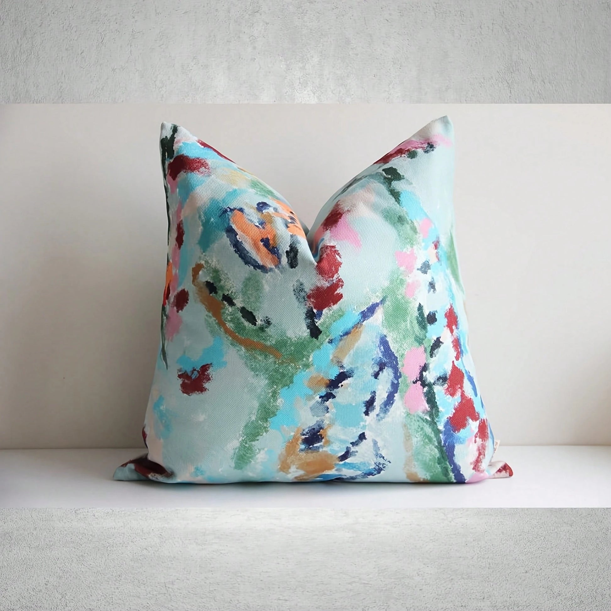 [Pillow Cover]Abstract Floral Pillow Cover 8x8 45x45cm 0x0 4x4 6x6, Colorful Cushion Cover(Pillow Core Not Included)